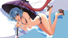 Short hair swimming Umbrellas