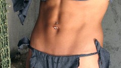 Shredded muscles Cinderella Girl