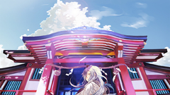 Shrine Anime Japanese clothes