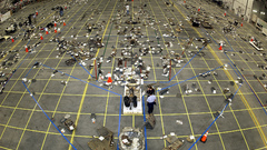 Shuttle columbia debris high