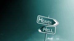Signs hell heaven