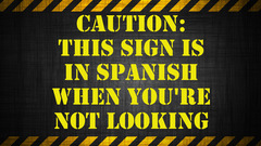 Signs Spanish
