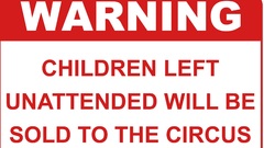 Signs warning