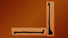 Silhouettes Giraffes dachshund