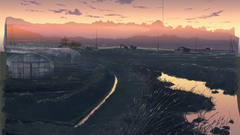 Silhouettes hills Makoto Shinkai