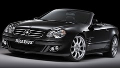 Silver angle wheels roadster front Class down 2006 brabus 