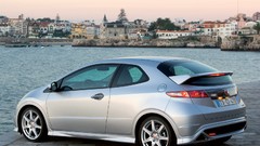Silver cars 3d Honda civic