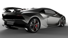 Silver cars concept art Lamborghini Sesto Elemento