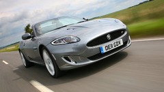 Silver cars convertible Jaguar XK Jaguar XKR