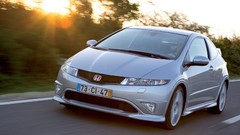 Silver cars Honda civic