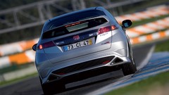 Silver cars Honda civic