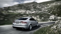 Silver cars Jaguar XF