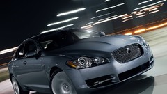 Silver cars Jaguar XF