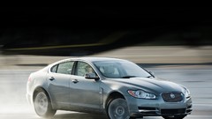 Silver cars Jaguar XF