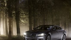 Silver cars Jaguar XJ