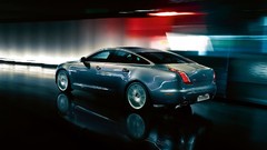 Silver cars Jaguar XJ