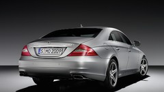Silver cars Mercedes-Benz grand Mercedes-Benz CLS-Class
