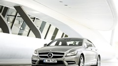 Silver cars Mercedes-Benz Mercedes-Benz CLS-Class