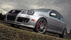 silver cars vehicle worm's eye view Volkswagen Golf Volkswagen