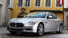 Silver cars vehicles maserati quattroporte