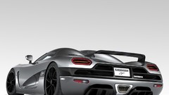 Silver koenigsegg agera