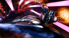silver surfer Galactus marvel comics video games video game art