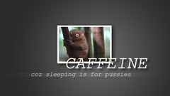 Simple abstract artwork caffeine