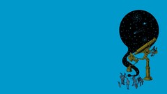 Simple abstract telescope Discovery simplistic