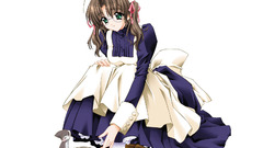 Simple Background anime girls