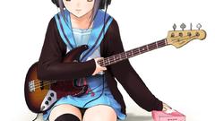 Simple Background anime girls