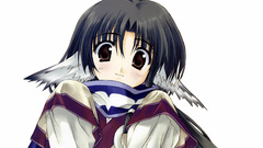 Simple Background anime girls