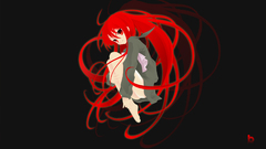 Simple Background anime girls