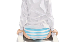 Simple Background anime girls