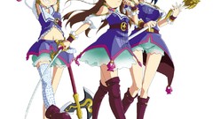 Simple Background anime girls