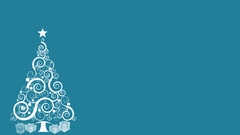 Simple Background christmas tree