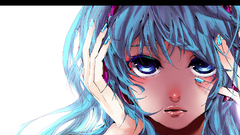 Simple Background faces Migikata