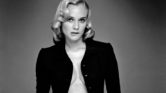 Simple Background greyscale boobs