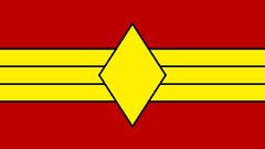 Simple background plastic man