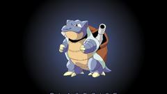 Simple Background Pokemon blastoise