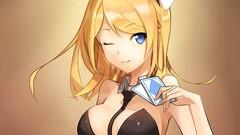 Simple Background Sword girls