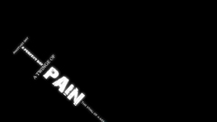 Simple Background Typography syringe