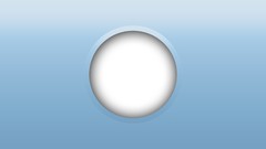 Simple circles light blue minimalistic
