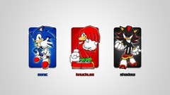 Simple Sonic minimalistic Knuckles the Echidna Shadow Hedgehog