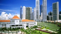 Singapore architecture buildings tropic cityscapes