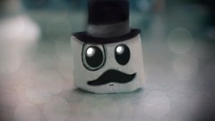 Sir moustache top hat