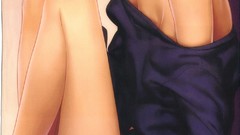 Sitting anime girls type-moon artwork mahou tsukai no yoru 