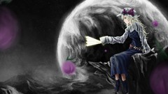 Sitting hats full moon