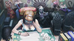 Situation cats Anime anime girls demons