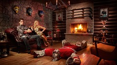 Situations Men woman interior