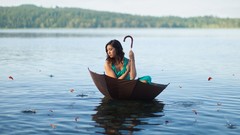 Situations woman Umbrellas